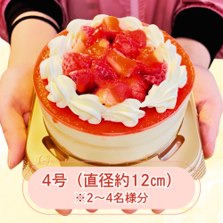 スカイベリーショートケーキ 4号（直径12cm） いちごの里オンライン