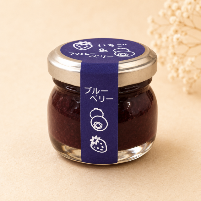 ミニいちご＆ブルーベリージャム 25g