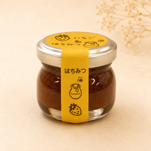 ミニいちご＆はちみつジャム 25g