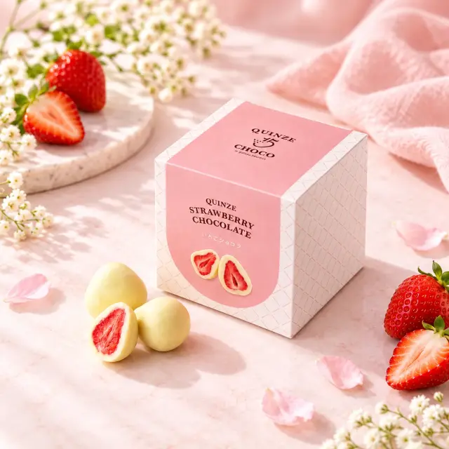 カーンズ フリーズドライいちご チョコレート ホワイト 9個入り